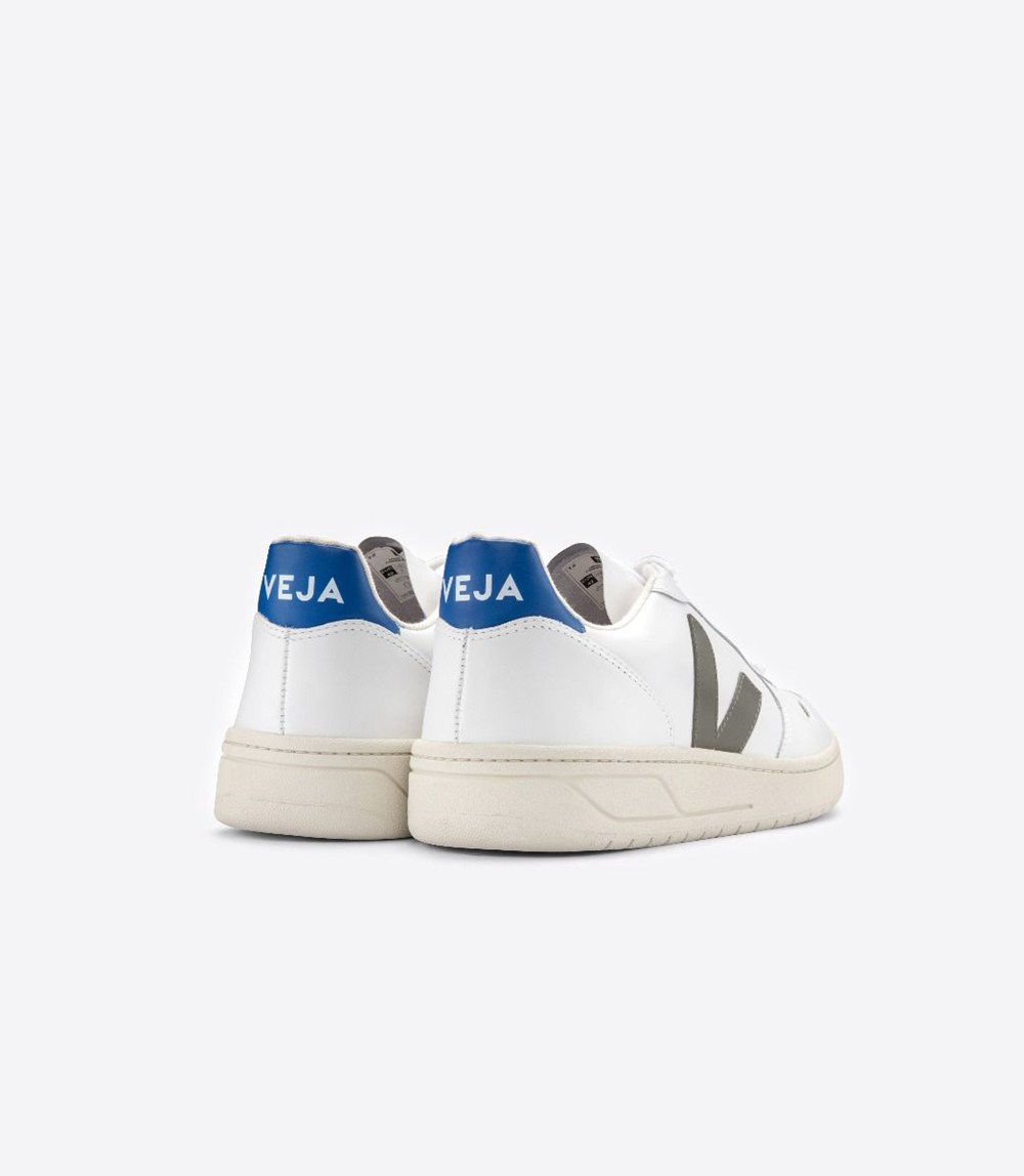 Veja Sneakers Dam - V-10 Läder - Vita - 235867-LBG